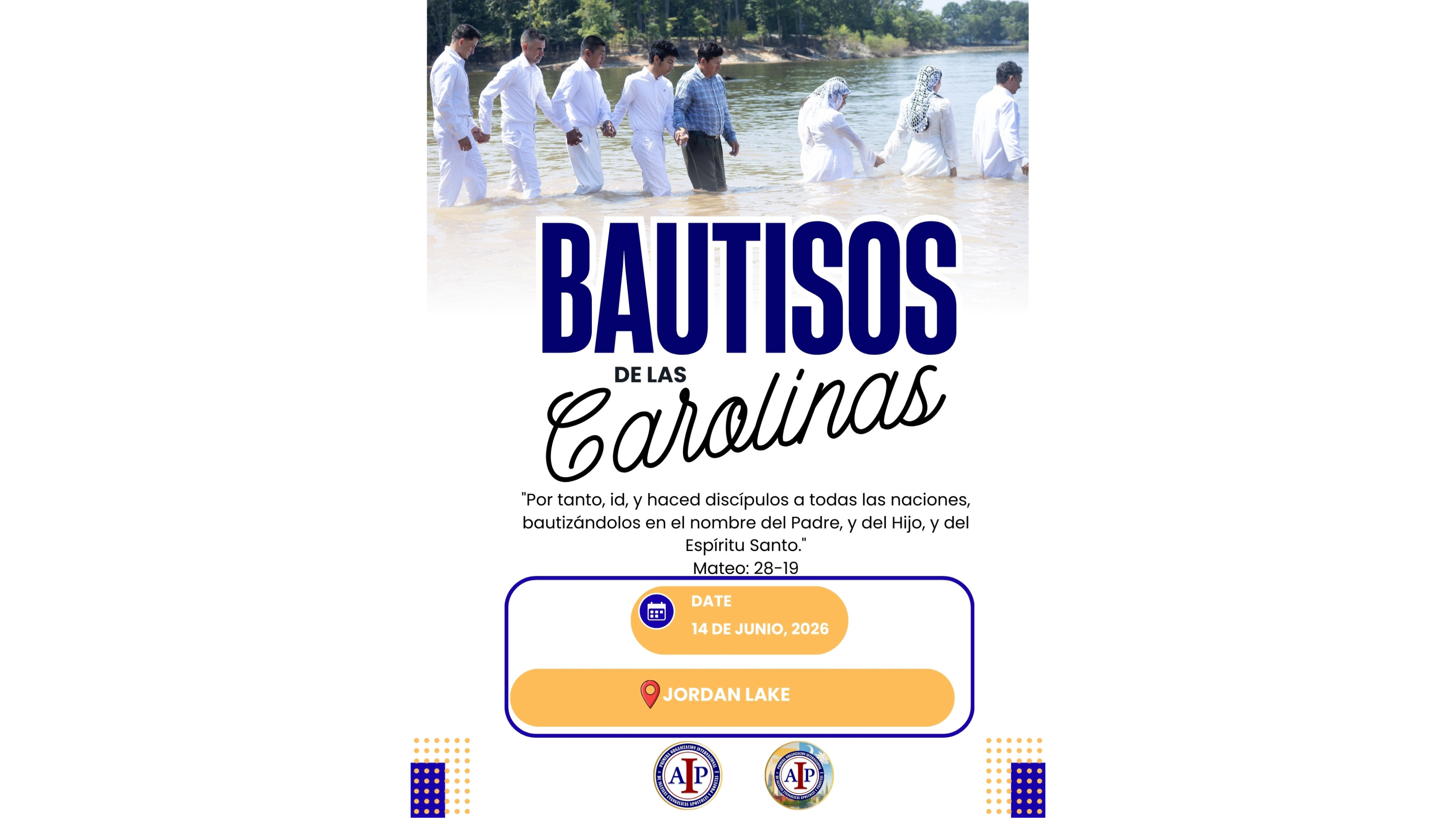Bautisos Regionales De las Carolinas